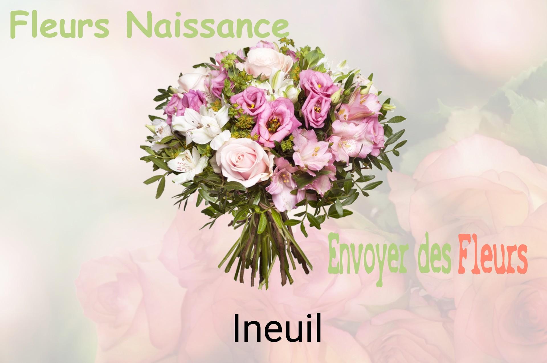 Bouquet de fleurs de naissance livré à Ineuil